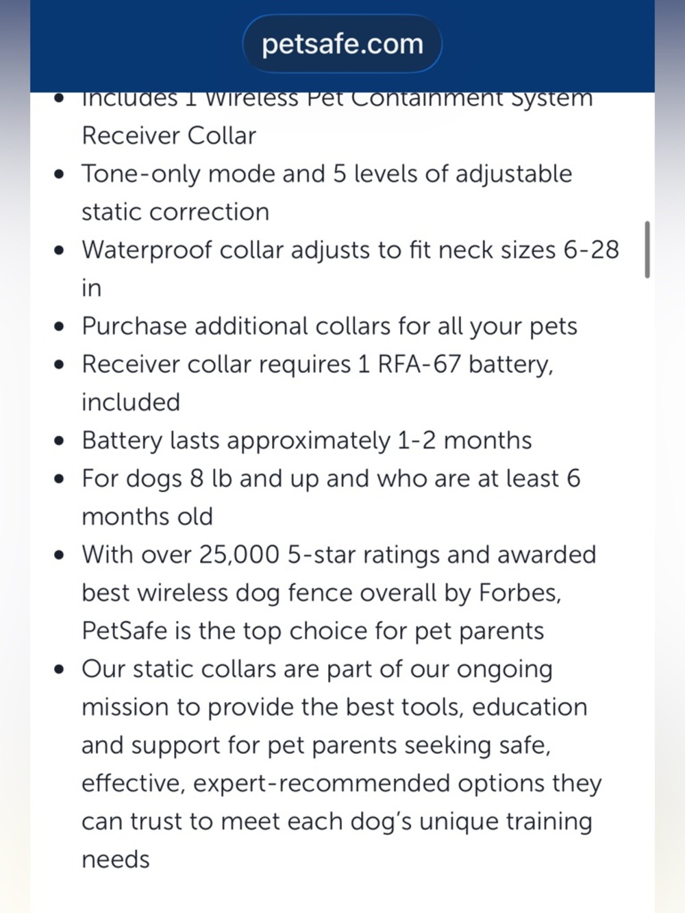 PetSafe Wireless Pet Containment System with Red Training Collar - Picture 7 of 7